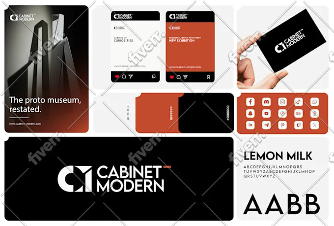 Brand identity - Cabinet Modern